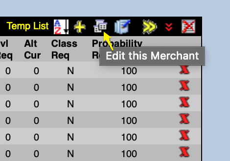 Click to edit the merchant's wares
